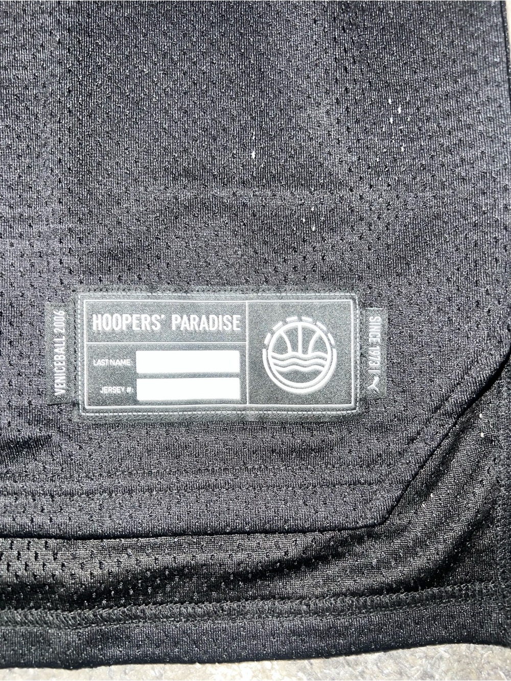 Puma Black Basketball Jersey with Orange Trim - Picture 6 of 9